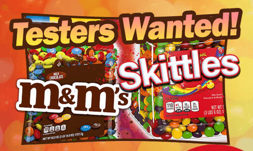 M&M's vs Skittle Testers