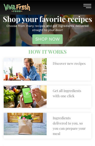 Viva Fresh Food Home (Mobile)